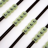 Трубочки для коктейля &laquo;Тыква&raquo;, набор 6 шт., светится в темноте