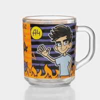 Кружка стеклянная &laquo;Влад А4. Челлендж&raquo;, 230 мл