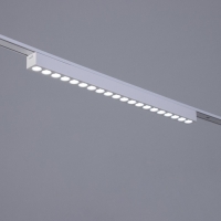 Светильник трековый ULTRA "Линза" LED 24Вт 3000K-5700К CRI90 белый 44,5х2,6х2,4см Светильник трековый ULTRA "Линза" LED 24Вт 3000K-5700К CRI90 белый 44,5х2,6х2,4см