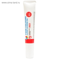 Краситель пищевой гелевый Food Colours, красный, 20 г Краситель пищевой гелевый Food Colours, красный, 20 г