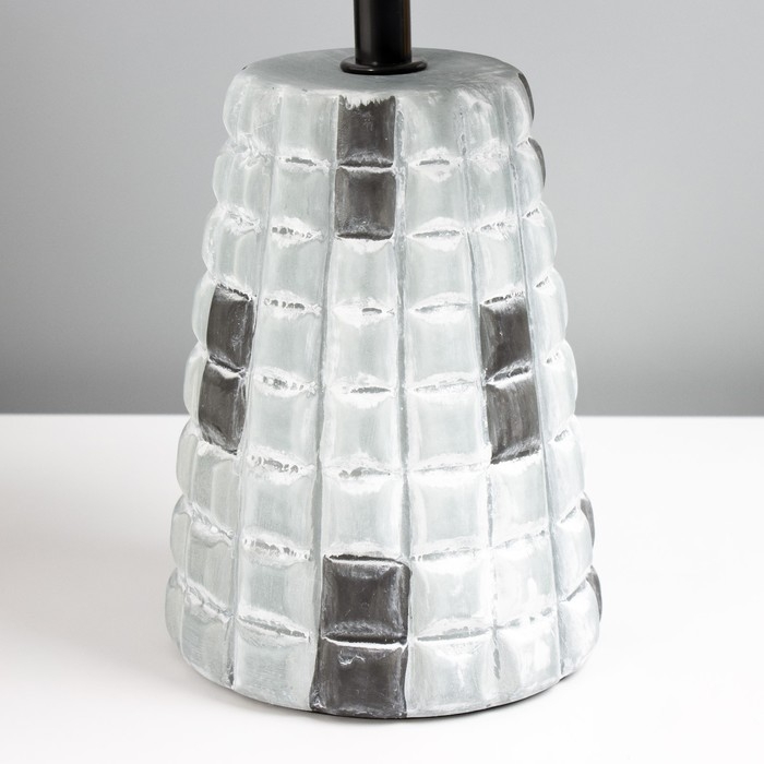 Настольная лампа "Сулитан" E14 40Вт серый 20х20х33 см RISALUX