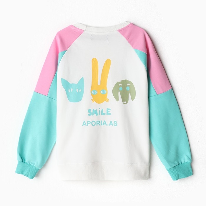 Свитшот для девочки, цвет розовый, рост 158-164 см Свитшот для девочки, цвет розовый, рост 158-164 см