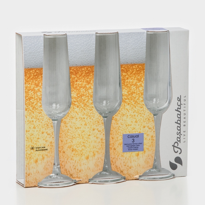 Набор стеклянных бокалов CASUAL, 165 мл, 3 шт Набор стеклянных бокалов CASUAL, 165 мл, 3 шт