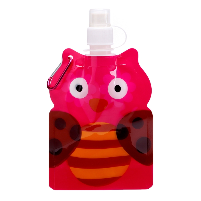 Фляжка для воды детская, 280 мл Фляжка для воды детская, 280 мл "Медвежонок", 22 х 12 см