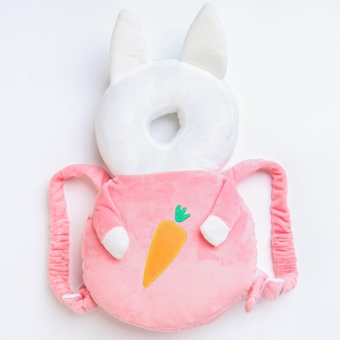 Рюкзак подушка для безопасности малыша «Зайка», цвет розовый, Крошка Я Рюкзак подушка для безопасности малыша «Зайка», цвет розовый, Крошка Я