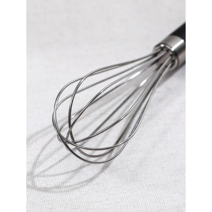 Венчик для взбивания Доляна Venus, 21 см, цвет чёрный