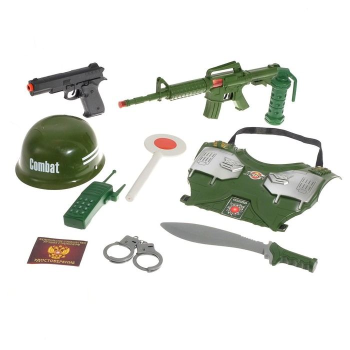 Набор военного &laquo;Отряд А&raquo;, 9 предметов