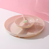 Набор менажниц, 2 шт: d=24 см, d=12 см, цвет МИКС Набор менажниц, 2 шт: d=24 см, d=12 см, цвет МИКС