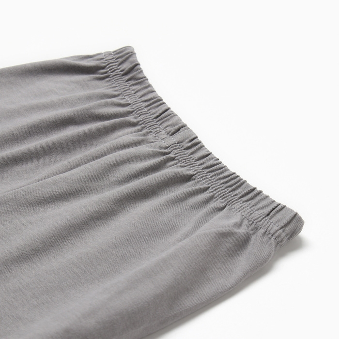 Комплект для мальчика (футболка/шорты), цвет жёлтый/серый, рост 92 см