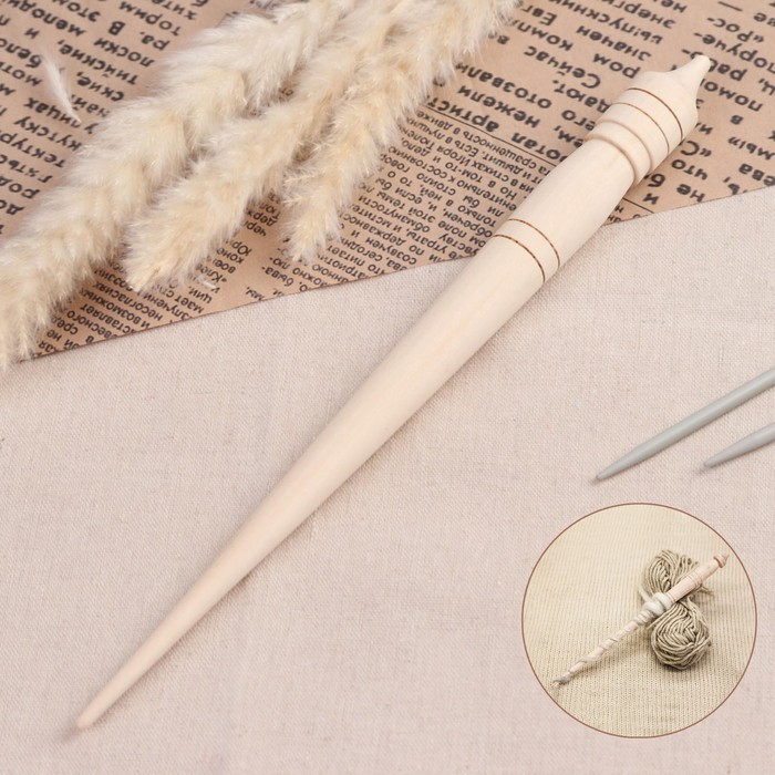 Веретено для прядения, липа, 30 см Веретено для прядения, липа, 30 см