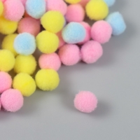 Декор для творчества "Помпончики. Малыш" d=1 см набор 100 шт Декор для творчества "Помпончики. Малыш" d=1 см набор 100 шт