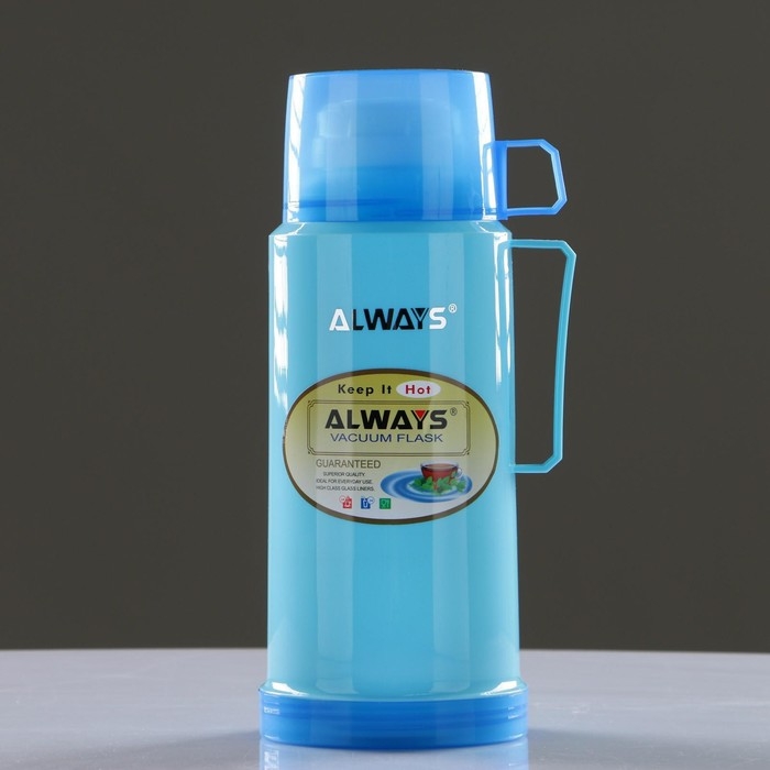 Термос 1 л, со стеклянной колбой, сохраняет тепло 8 ч, 13 х 28 см, микс Термос 1 л, со стеклянной колбой, сохраняет тепло 8 ч, 13 х 28 см, микс