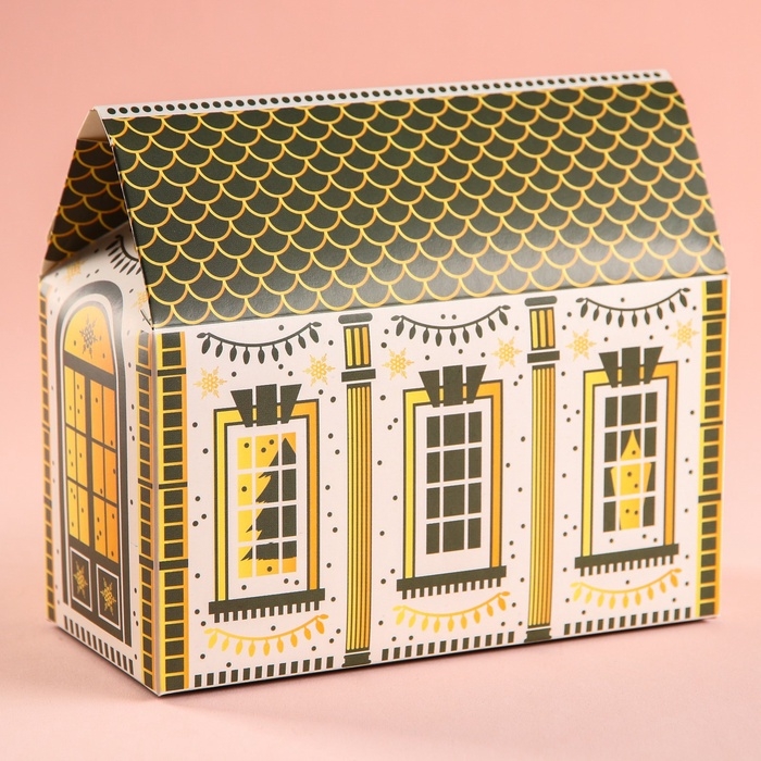 Подарочный набор новогодний  &laquo;Сказочного года&raquo;: чай, печенье, конфеты