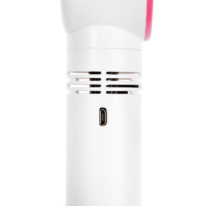 Портативный вентилятор LuazON LOF-06, безлопастный, 3 скорости, 800 мАч, белый Портативный вентилятор LuazON LOF-06, безлопастный, 3 скорости, 800 мАч, белый