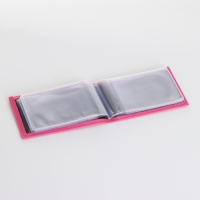 Визитница, 18 карт, цвет розовый