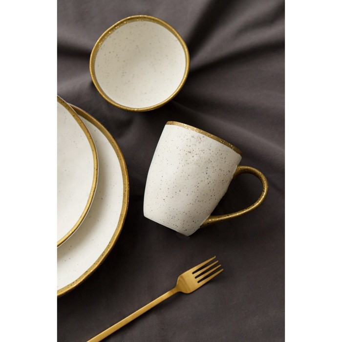 Соусник фарфоровый Magistro Poursephona, 90 мл, d=9,2 см, цвет бежевый Соусник фарфоровый Magistro Poursephona, 90 мл, d=9,2 см, цвет бежевый