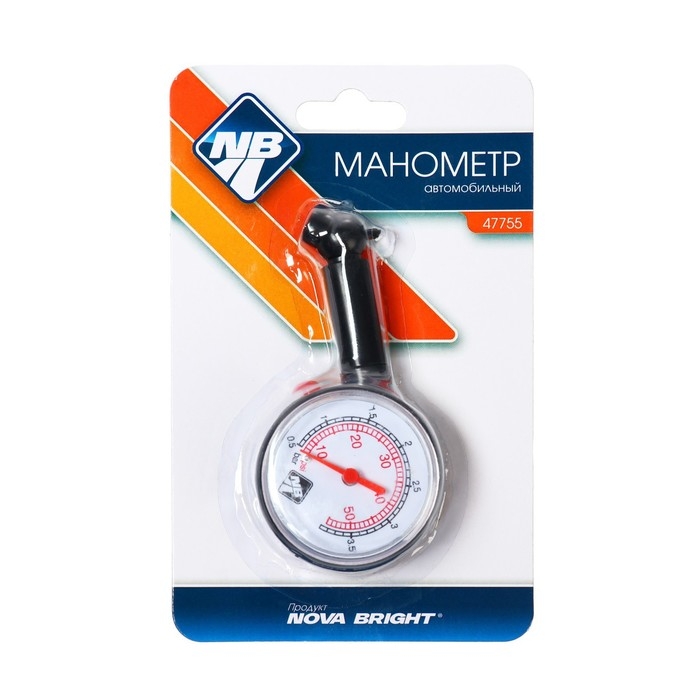 Манометр Nova Bright, механический, до 3.5 атм Манометр Nova Bright, механический, до 3.5 атм