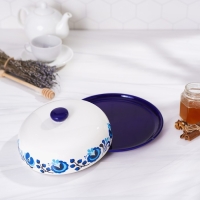 Блинница Доляна «Свиристель», d=23 см, цвет белый Блинница Доляна «Свиристель», d=23 см, цвет белый