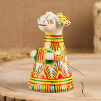 Филимоновская игрушка колокольчик «Собачка» Филимоновская игрушка колокольчик «Собачка»