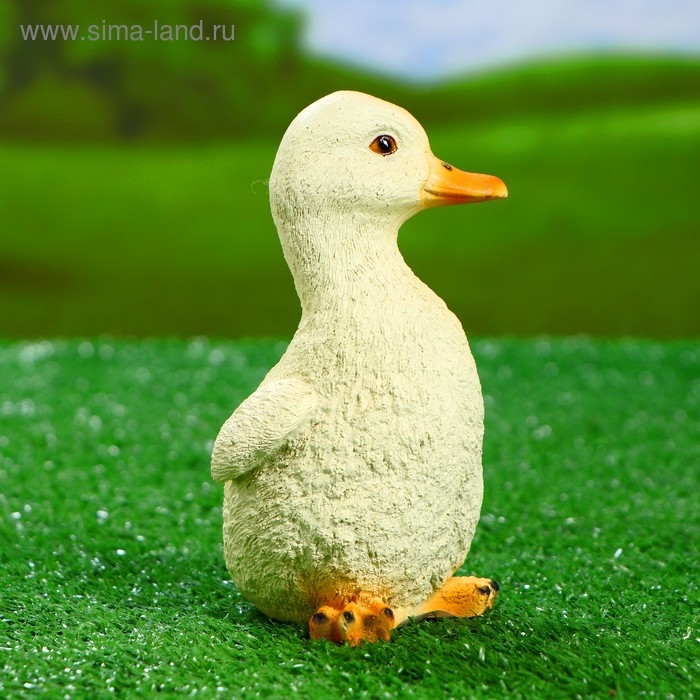 Садовая фигура Садовая фигура "Утенок стоит" 8х8х14,5 см