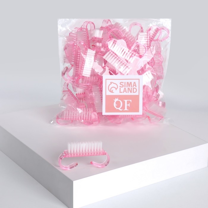 Щётки для маникюра/педикюра, 50 шт, 6,5 &times; 1,3 см, цвет МИКС