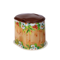 Туалет дачный, h = 36 см, без дна, с отверстиями для крепления к полу, МИКС Туалет дачный, h = 36 см, без дна, с отверстиями для крепления к полу, МИКС