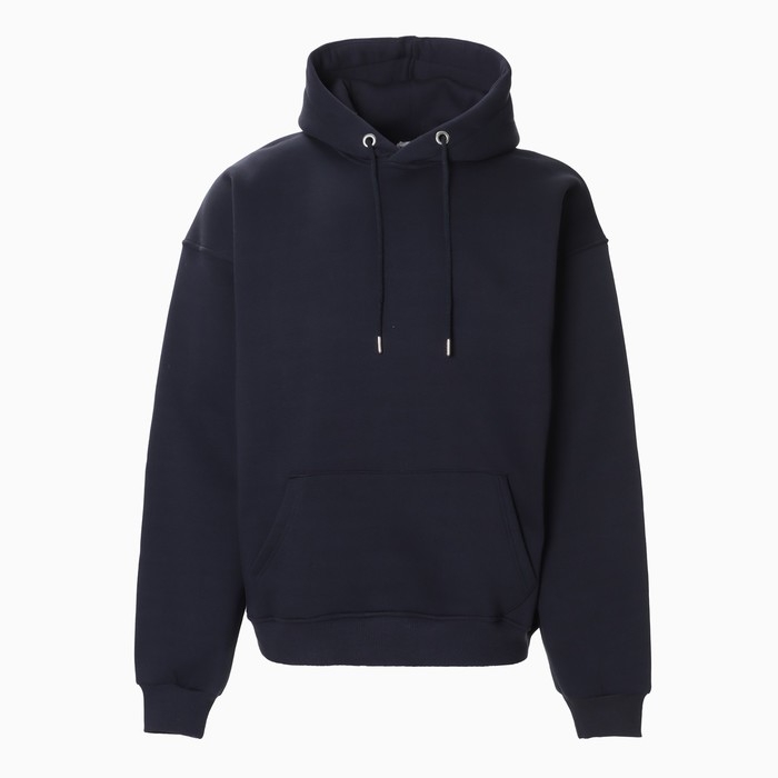 Толстовка мужская, цвет темно синий, размер M (46-48)