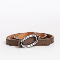 Ремень женский, ширина 1 см, пряжка металл, цвет коричневый Ремень женский, ширина 1 см, пряжка металл, цвет коричневый