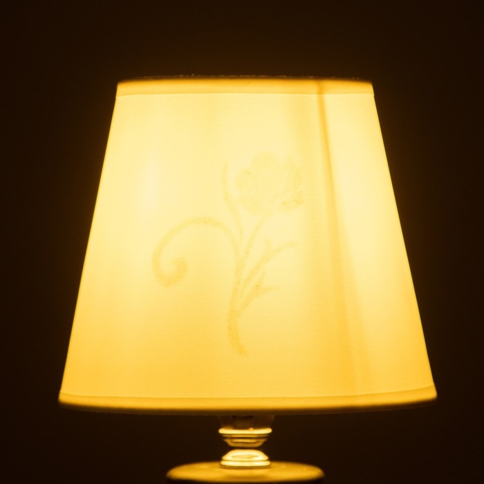 Абажур Абажур "Роза" белый Е14 15х15х13 см