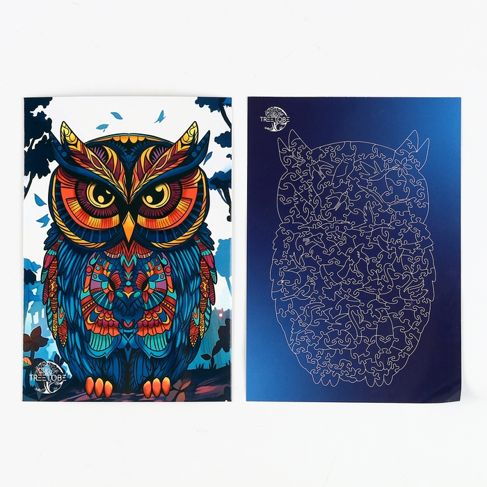 Пазлы деревянные фигурные &laquo;Сова&raquo;, 160 элементов