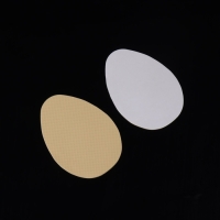 Накладки для обуви противоскользящие, с протектором, на клеевой основе, 9 см, пара, цвет бежевый