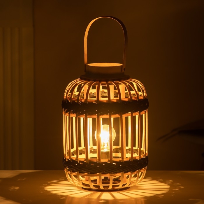 Настольная лампа "Кайда" 15Вт 23,5х23,5х32,5 см RISALUX