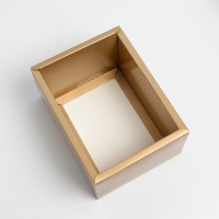 Коробка подарочная новогодняя складная &laquo;Best wishes&raquo;, 20 х 15 х 10 см, Новый год