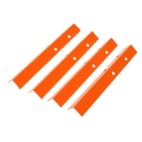 Набор ножек для грядки, 4 шт., оранжевые, Greengo Набор ножек для грядки, 4 шт., оранжевые, Greengo