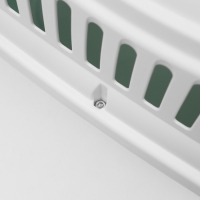 Переноска для животных пластиковая с металлической дверью 47х32,5х30 см, вес до 9 кг, голубая 9343 Переноска для животных пластиковая с металлической дверью 47х32,5х30 см, вес до 9 кг, голубая 9343