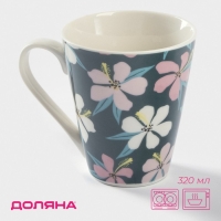 Кружка фарфоровая Доляна &laquo;Весна&raquo;, 320 мл