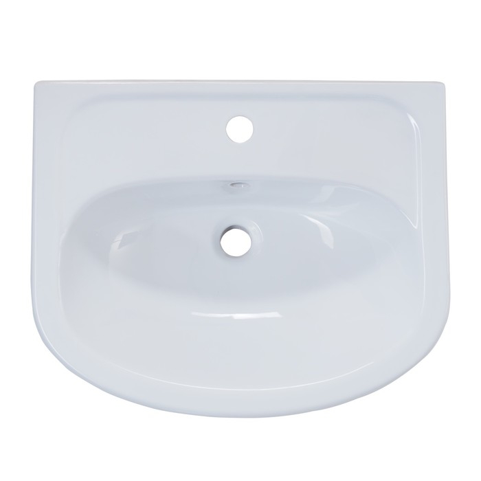 Комплект мебели: Тумба "Вега 55" + раковина "Элегия"/"Исеть 55", 57,5 х 49,5 х 85 см