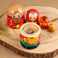 Матрёшка &laquo;Курочка Ряба&raquo;, сюжетная, 5 кукольная, 13,5 - 15 см., микс