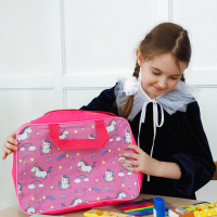 Набор первоклассника 40 предметов Calligrata "Единороги", в папке Набор первоклассника 40 предметов Calligrata "Единороги", в папке