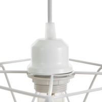 Светильник BayerLux "Сеть" 1х40Вт Е27 белый 22х22х21см