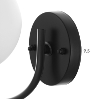 Бра "Шанти" Е27 40Вт черный Бра "Шанти" Е27 40Вт черный