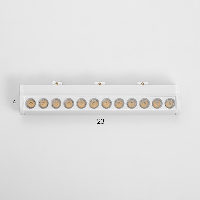 Светильник трековый SLIM Светильник трековый SLIM "Книжка-22" LED 12Вт 3000K-6000К 48V CRI90 белый 3,2х3,8х22,8см