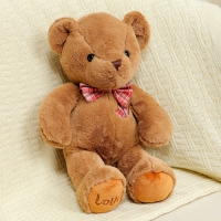 Мягкая игрушка &laquo;Мишка&raquo;, с бантиком, 45 см, цвет коричневый