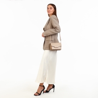 Сумка женская на молнии, цвет бежевый Сумка женская на молнии, цвет бежевый