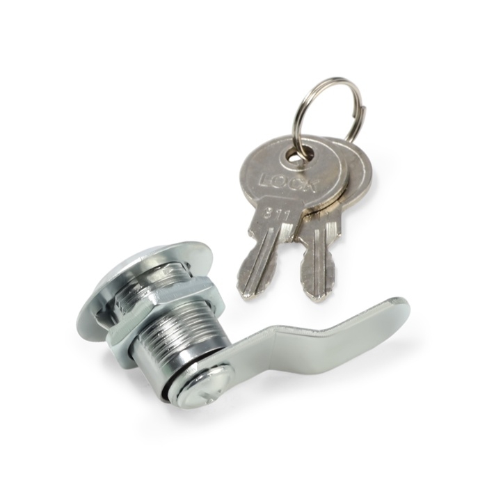 Замок почтовый ТУНДРА LC4, 17х20х50 мм, 2 английских ключа, хром Замок почтовый ТУНДРА LC4, 17х20х50 мм, 2 английских ключа, хром