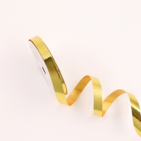 Лента для декора и подарков металлик, 1,2см х 45м, золотая Лента для декора и подарков металлик, 1,2см х 45м, золотая