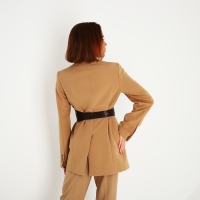 Пояс-кушак, ширина 8.5 см, цвет коричневый Пояс-кушак, ширина 8.5 см, цвет коричневый