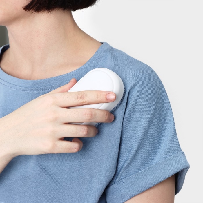 Щётка для обуви и одежды с мягким ворсом Доляна, 10&times;5,5&times;4,5, ворс 1,5 см