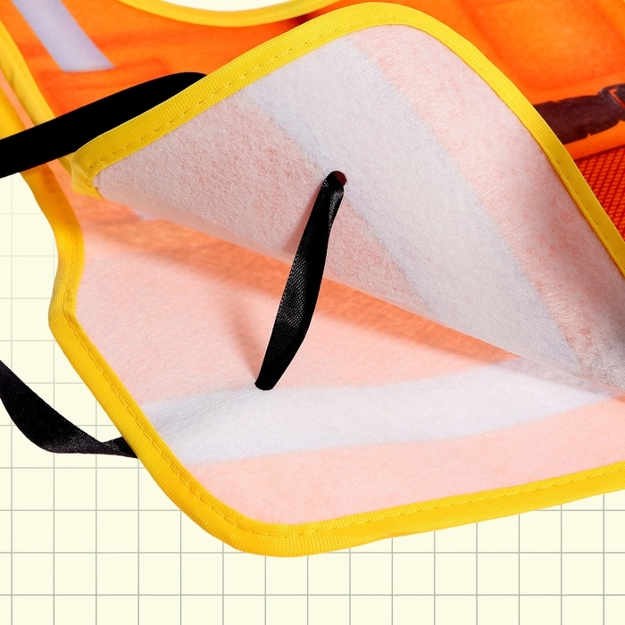 Набор строителя &laquo;Бригадир&raquo;, с текстильным жилетом, 15 предметов