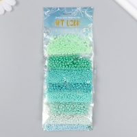 Бисер круглый "Оттенки зелёного" 8 цветов х 10 грамм Бисер круглый "Оттенки зелёного" 8 цветов х 10 грамм